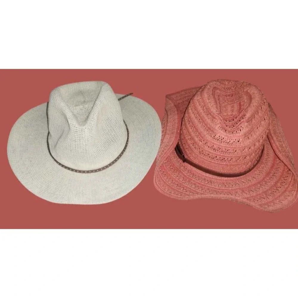 Vince‎ Comuto Western Chic Cowgirl Style Hats Women's Adjustable Straps One Size